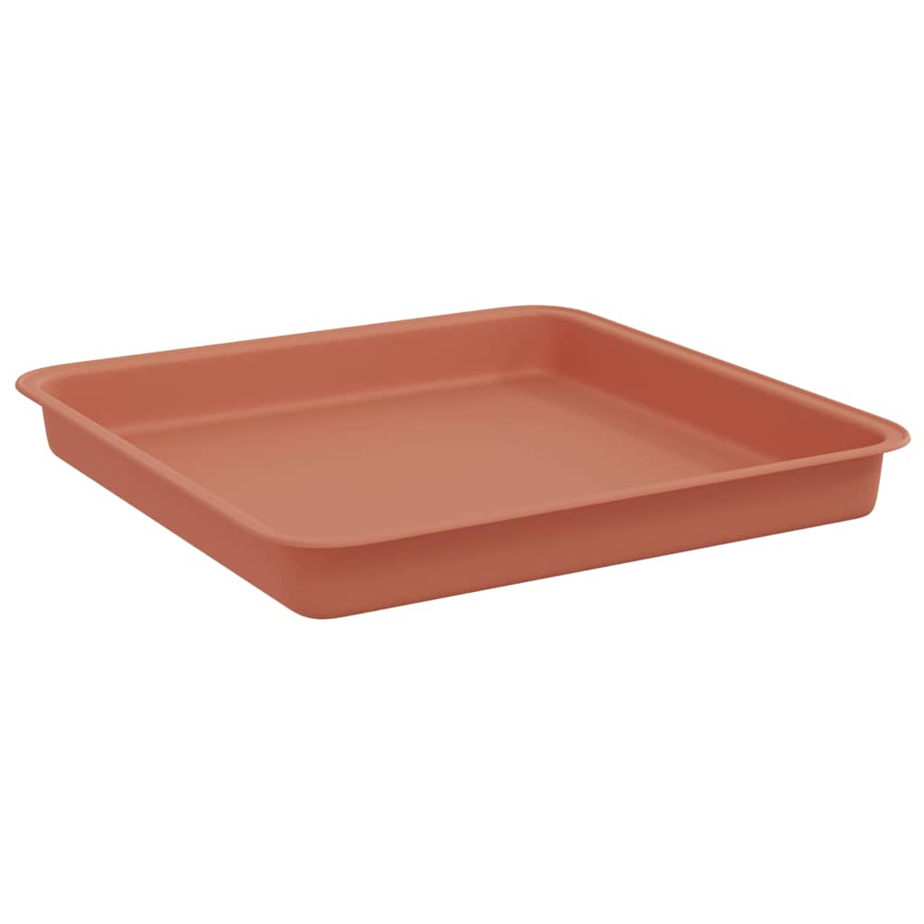 Kvadratna posuda za cvijeće 6 pcs Crvena cigla 18 x 18 x 2 cm