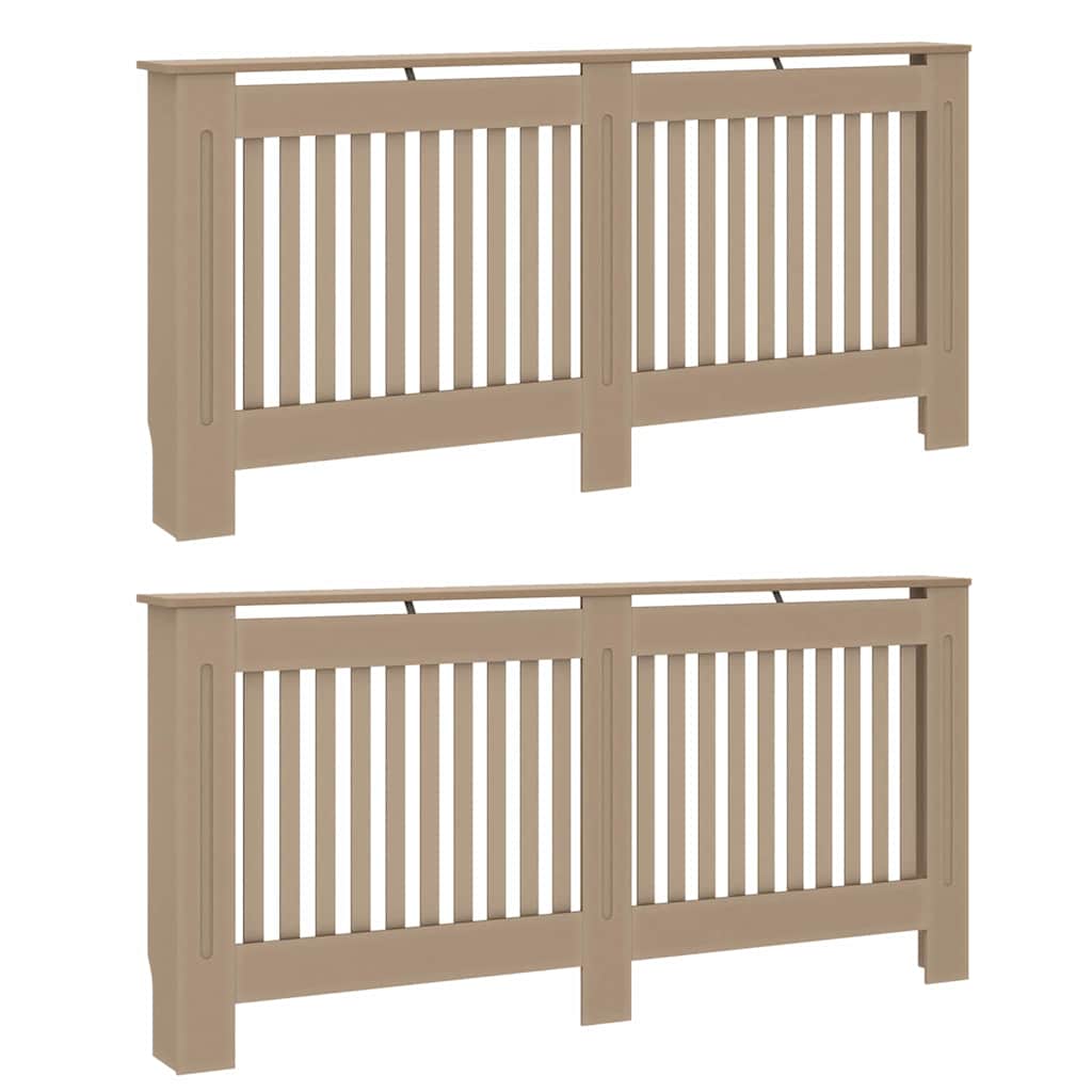 Pokrivač radijatora 2 pcs Hrast sonoma 172 x 19 x 81,5cm