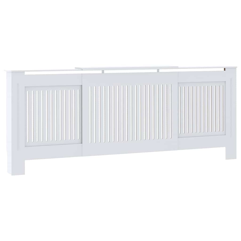 Pokrivač radijatora 2 pcs Bijelo 205 x 20,5 x 81,5 cm