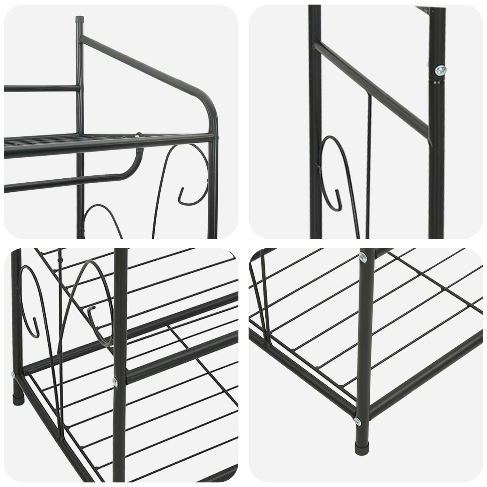 Otvoreni ormar Jednobojno 2 pcs 78 x 36 x 158 cm