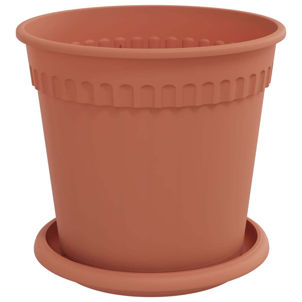 Saksije za biljke 24 pcs Crvena cigla Ø 17 x 14 cm Plastika