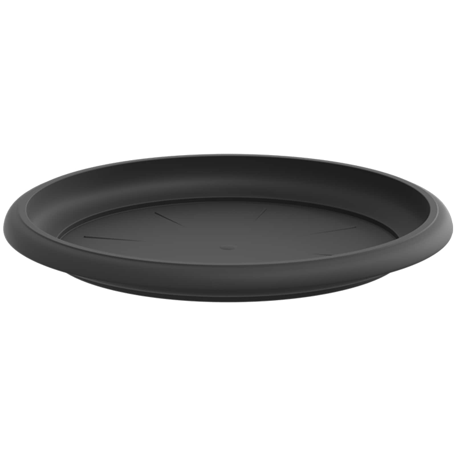 Saksije za biljke 6 pcs Crna Ø 22 x 18 cm Plastika
