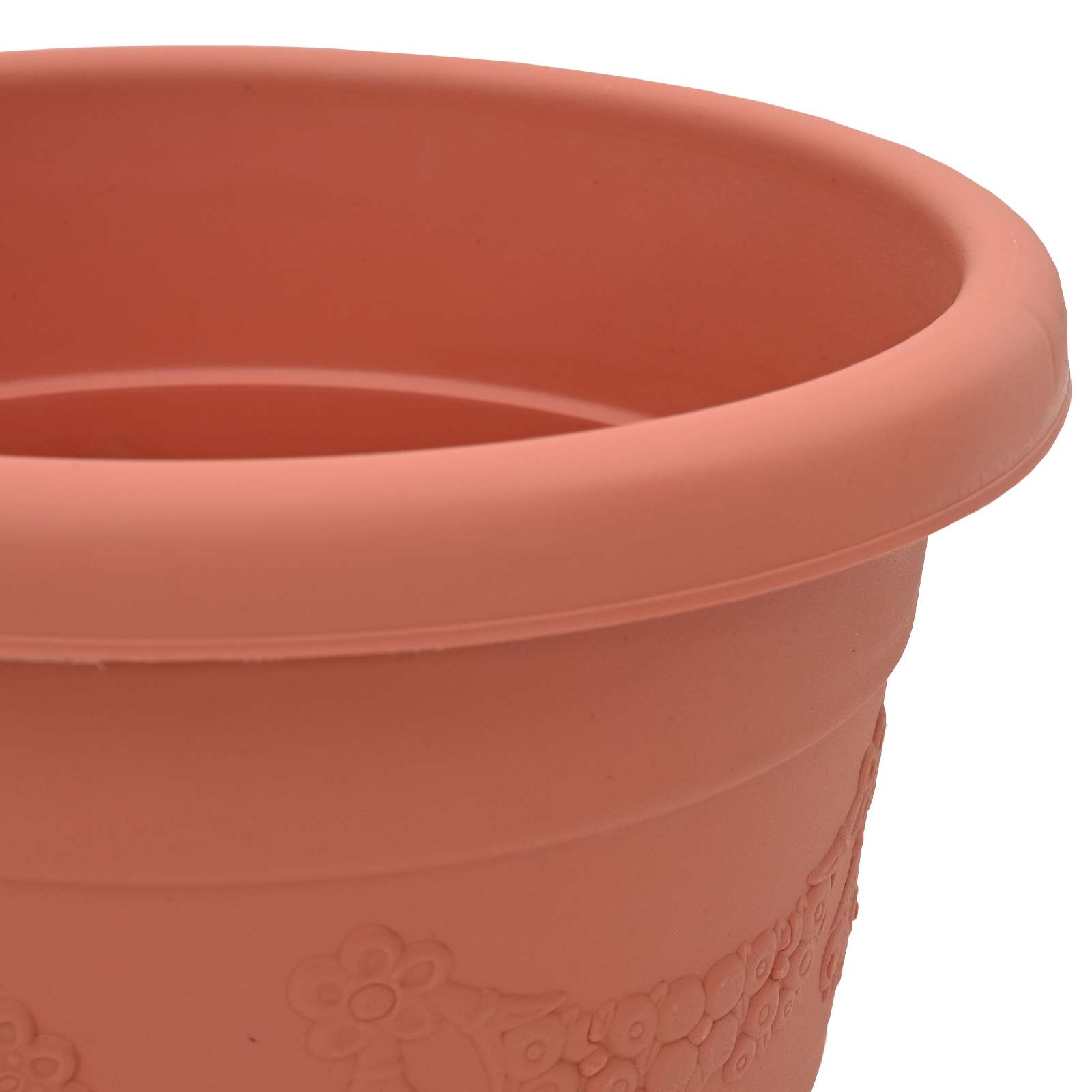 Saksije za biljke 24 pcs Crvena cigla Ø 34 x 28 cm Plastika