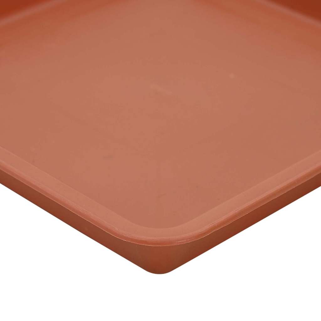 Saksije za biljke 6 pcs Crvena cigla 33 x 33 x 26 cm Plastika