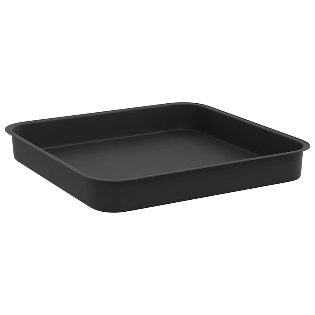 Saksije za biljke 24 pcs Crna 20 x 20 x 16 cm Plastika