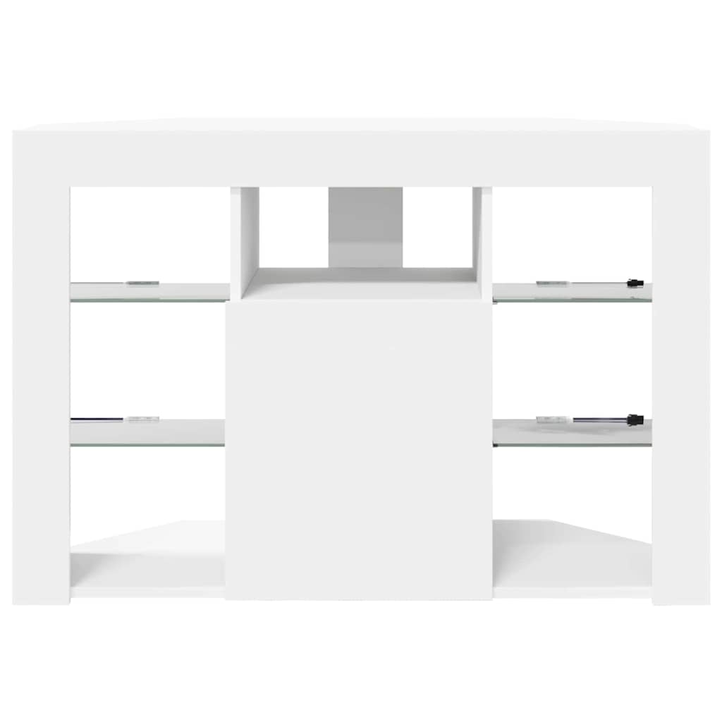 Kotni LED TV ormar Zidne Bijelo 100x40x68cm Konstruirano drvo