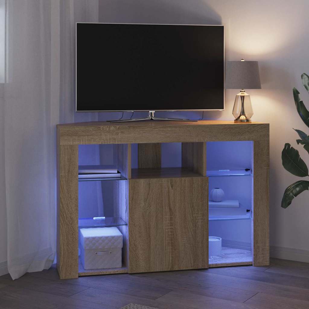 Kotni LED TV ormar Sonoma hrast 100x40x68cm Konstruirano drvo