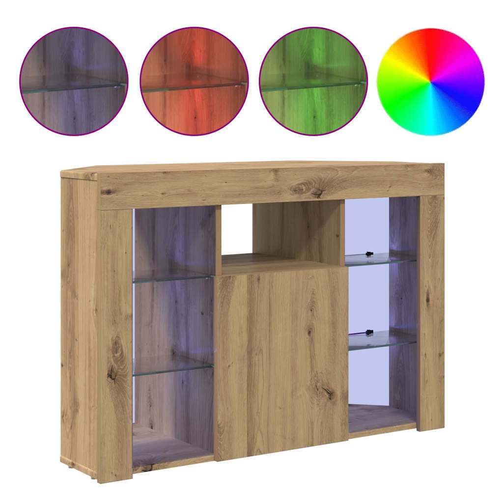 Kotni LED TV ormar 100x40x68cm Umjetnički hrast