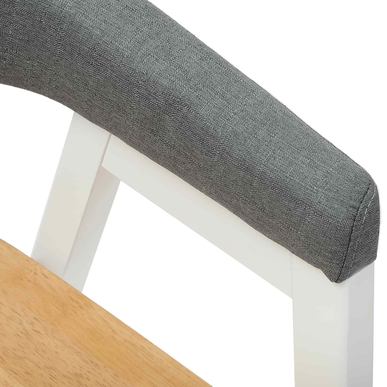 Trpezarijske stolice 2 pcs Bijelo 54 x 57 x 73 cm