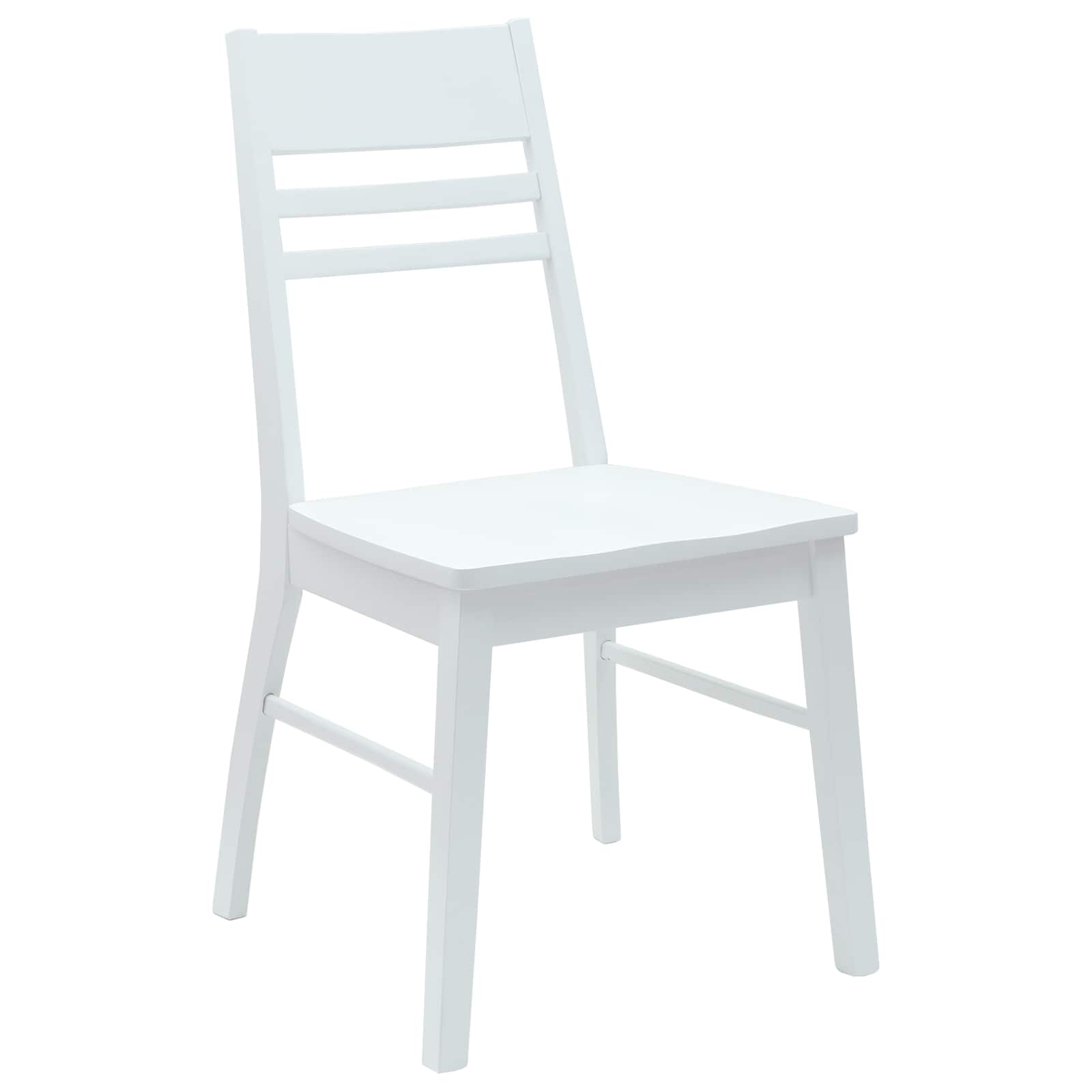 Trpezarijske stolice 2 pcs Bijelo 43 x 54 x 89 cm