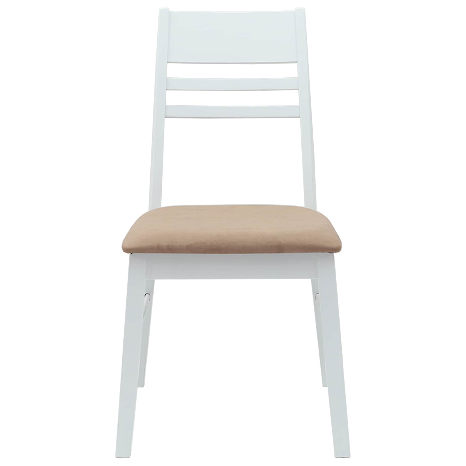 Trpezarijske stolice 2 pcs Bijelo 43 x 54 x 89 cm
