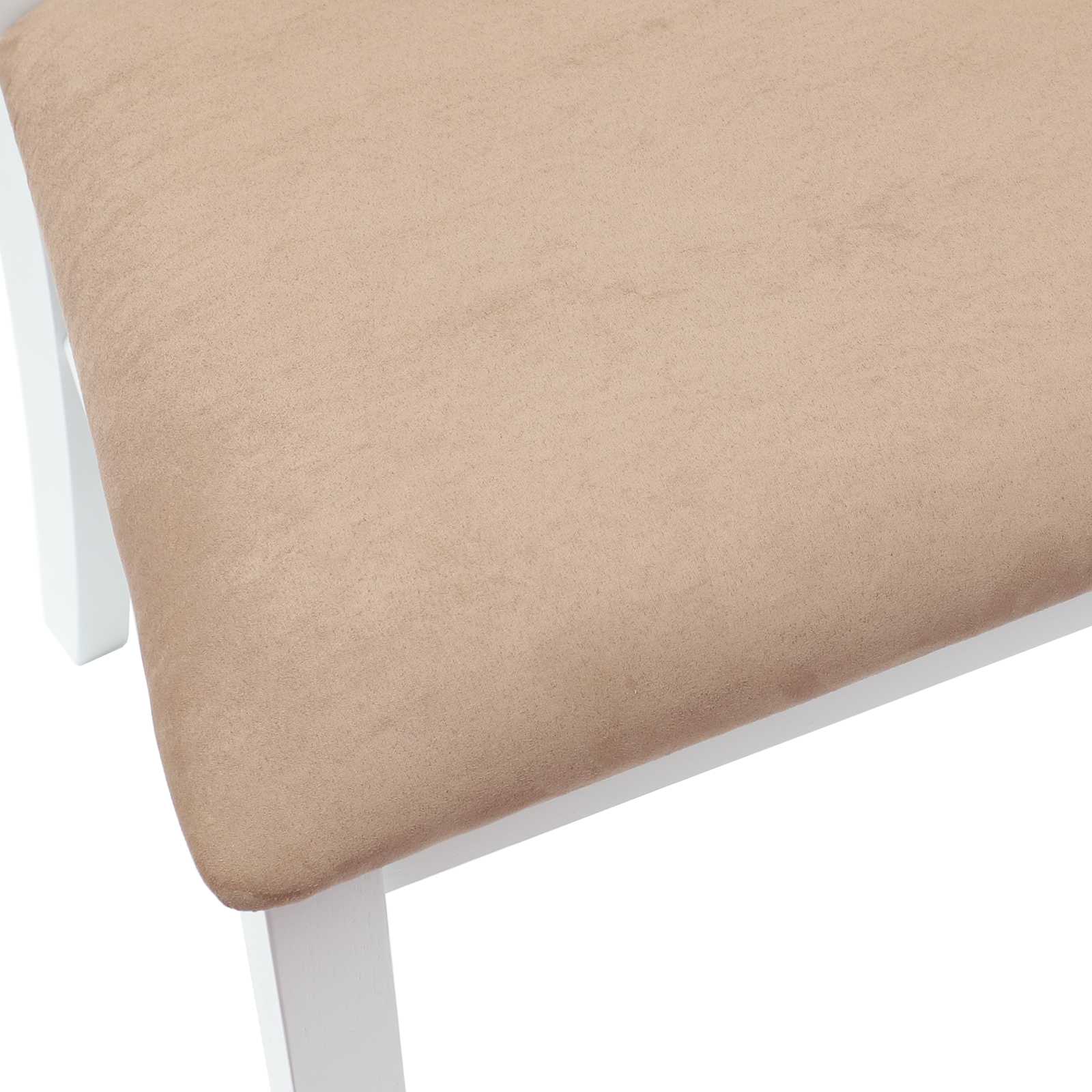Trpezarijske stolice 2 pcs Bijelo 50 x 52,5 x 91 cm