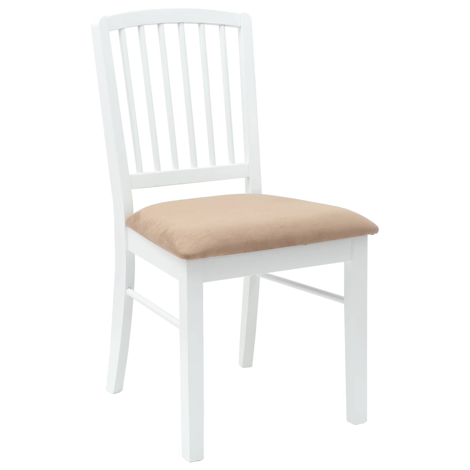 Trpezarijske stolice 2 pcs Bijelo 50 x 52,5 x 91 cm