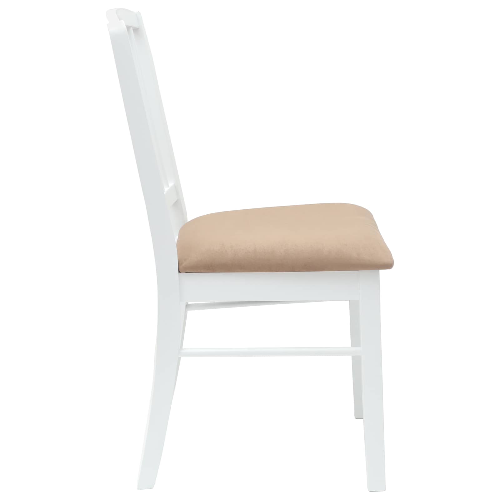 Trpezarijske stolice 2 pcs Bijelo 50 x 52,5 x 91 cm