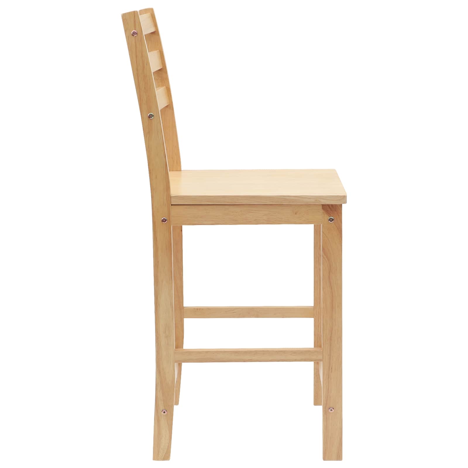 Trpezarijske stolice 2 pcs Prirodna 40 x 47,5 x 99,5 cm