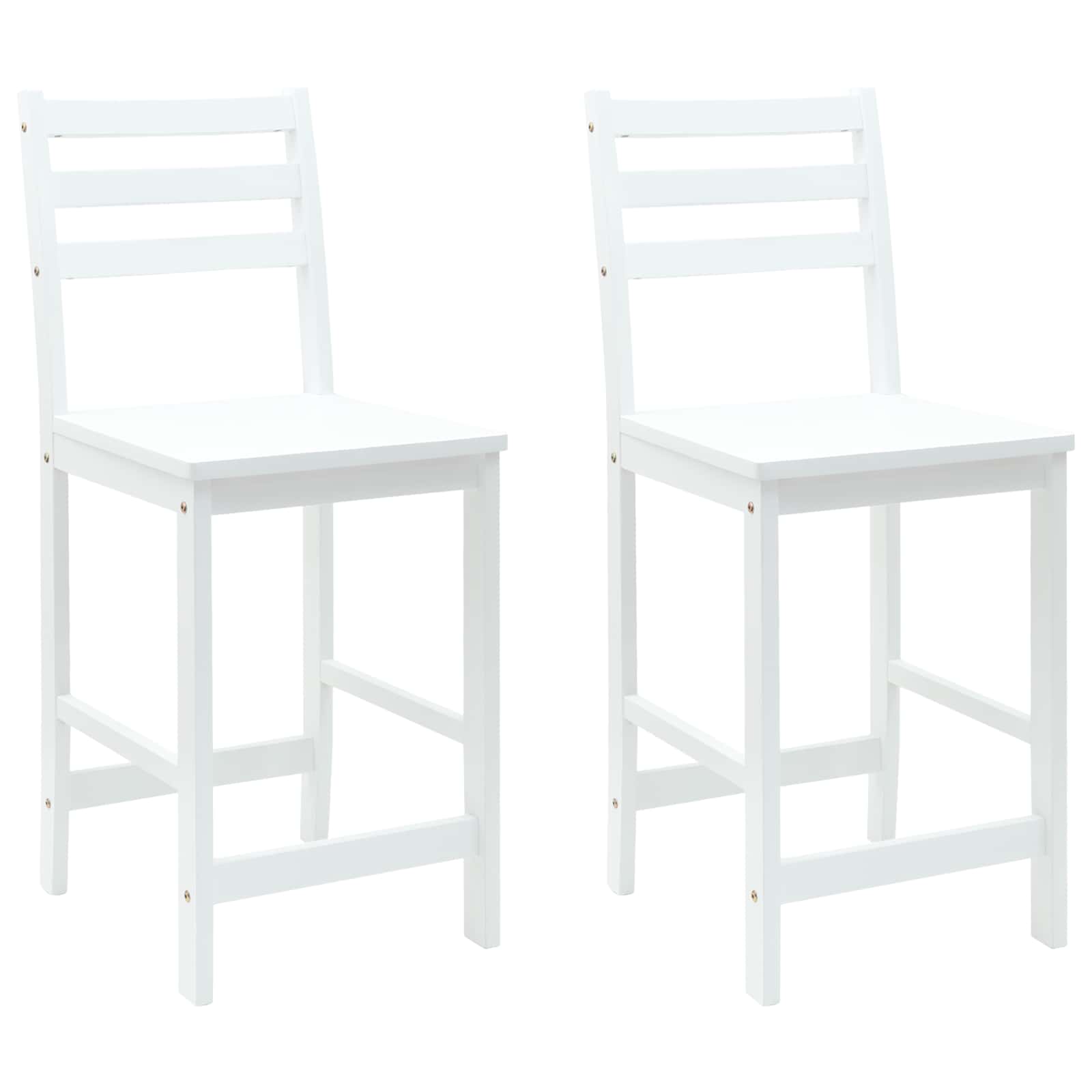 Trpezarijske stolice 2 pcs Bijelo 40 x 47,5 x 99,5 cm