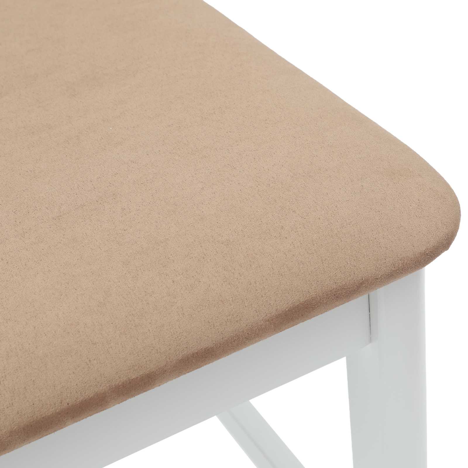 Trpezarijske stolice 2 pcs Bijelo 48 x 49 x 95 cm