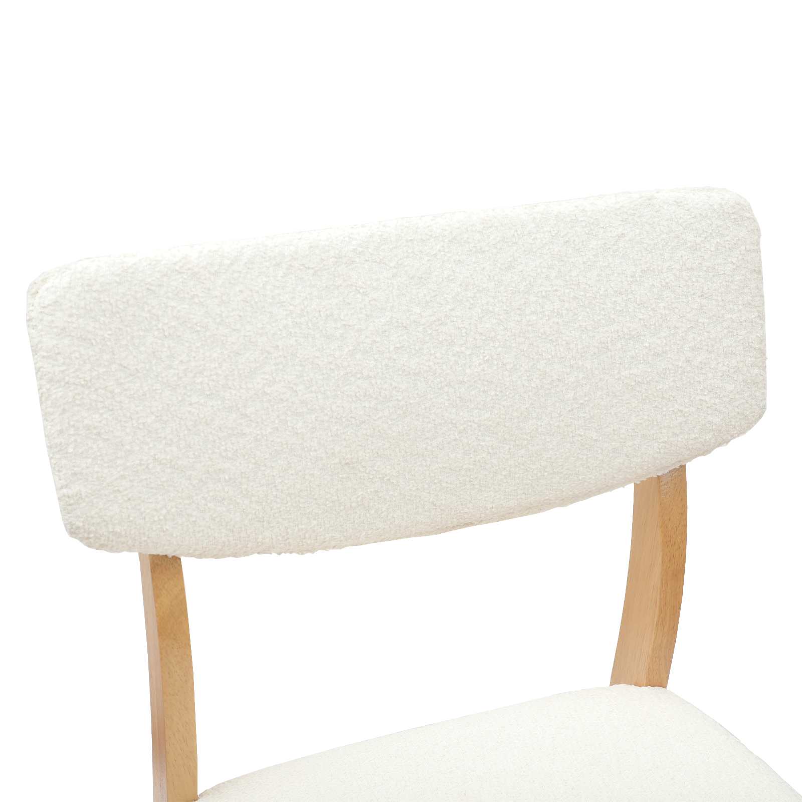 Trpezarijske stolice 2 pcs Prirodna 48 x 49 x 95 cm