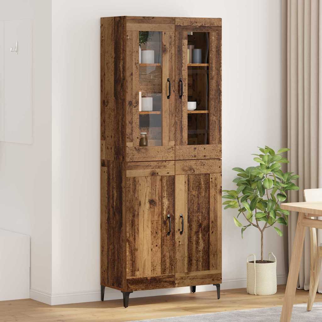 Highboard Staro drvo 69,5 x 34 x 180 cm Konstruirano drvo