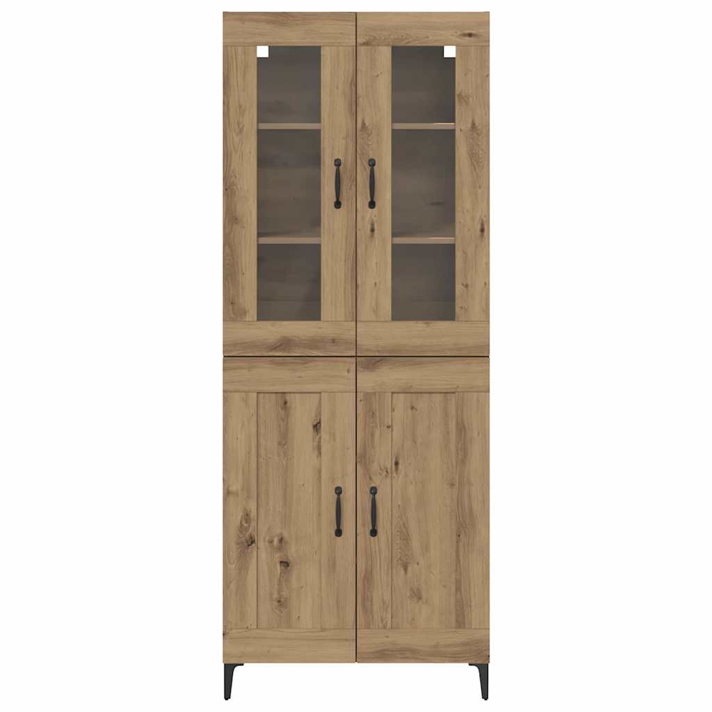 Highboard Umjetnički hrast 69,5 x 34 x 180 cm Konstruirano drvo