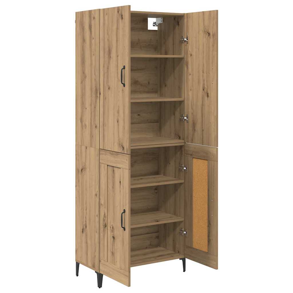 Highboard Umjetnički hrast 69,5 x 34 x 180 cm Konstruirano drvo