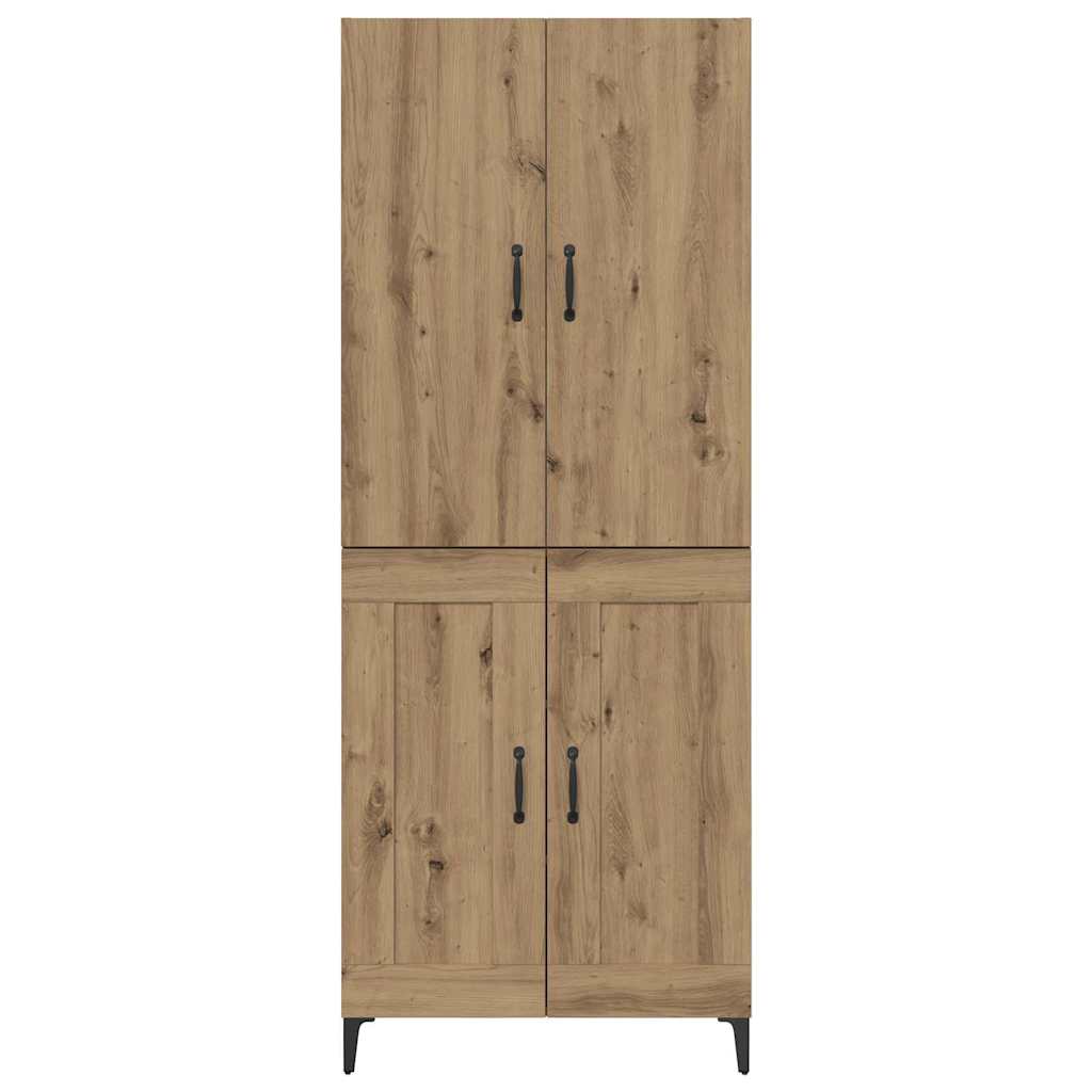 Highboard Umjetnički hrast 69,5 x 34 x 180 cm Konstruirano drvo