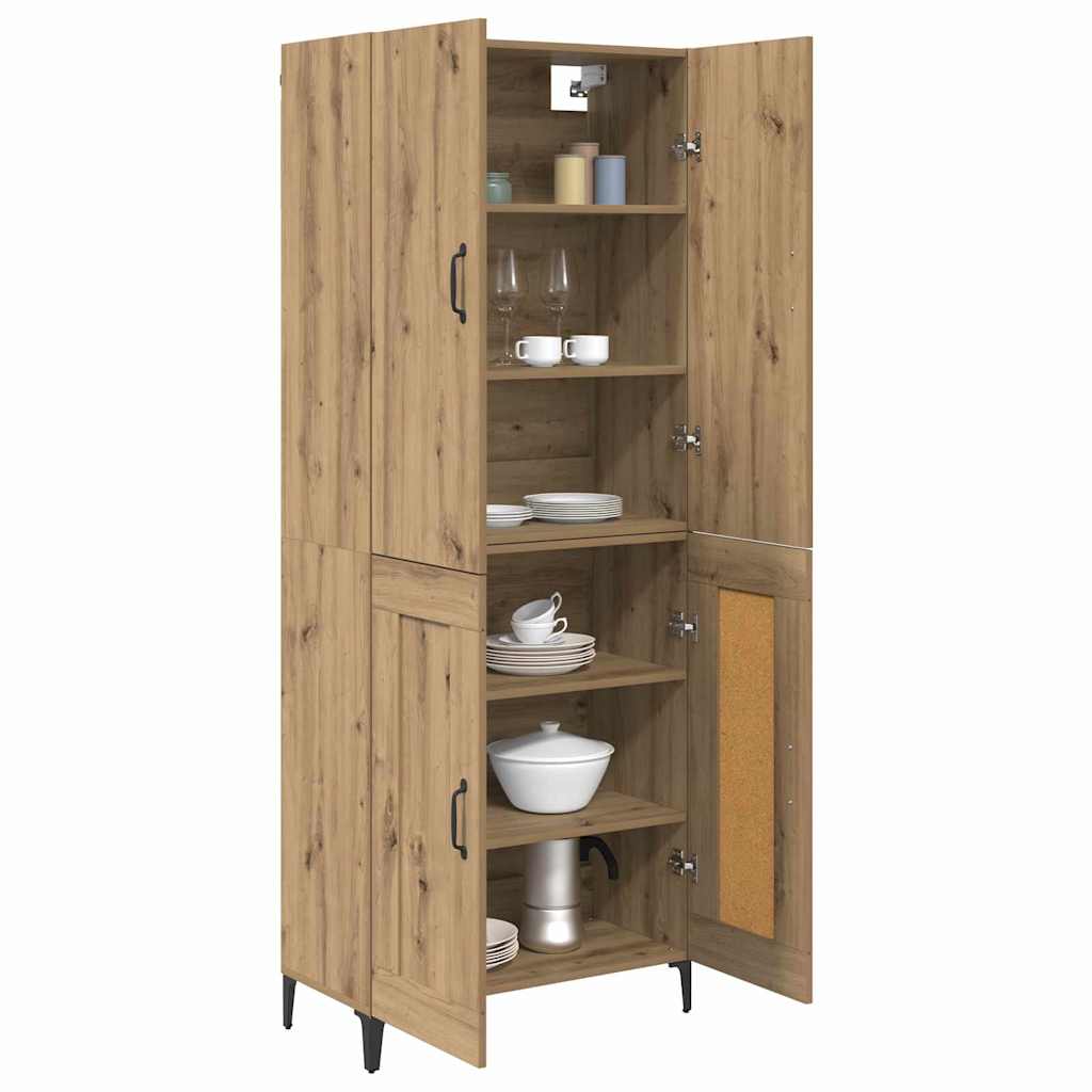 Highboard Umjetnički hrast 69,5 x 34 x 180 cm Konstruirano drvo