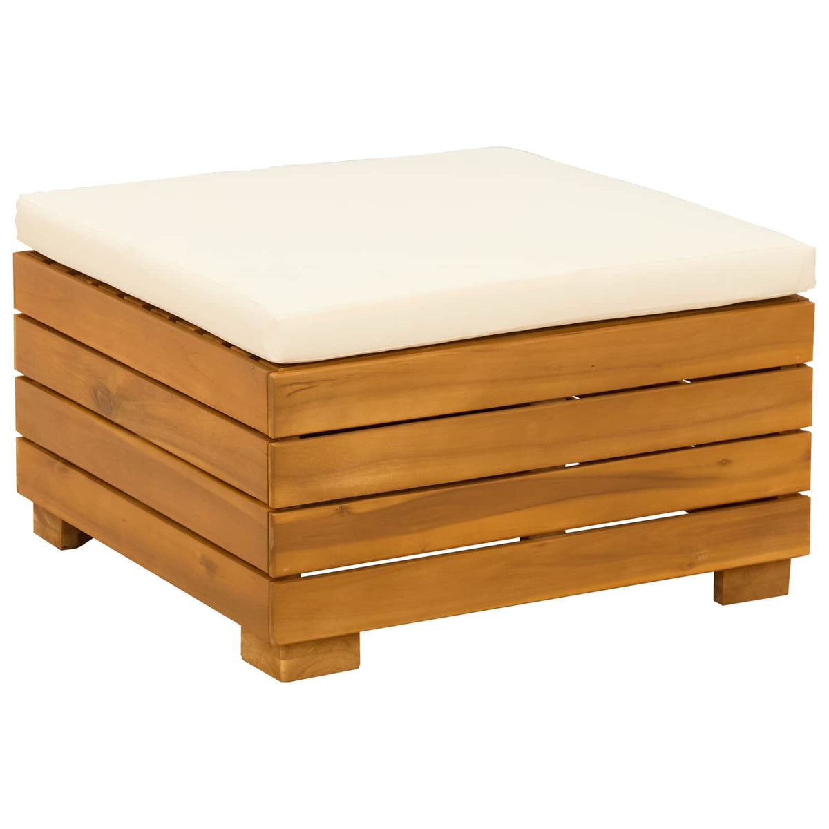 6 kom. Set vanjskih sofa Čvrsto drvo akacije Smeđa