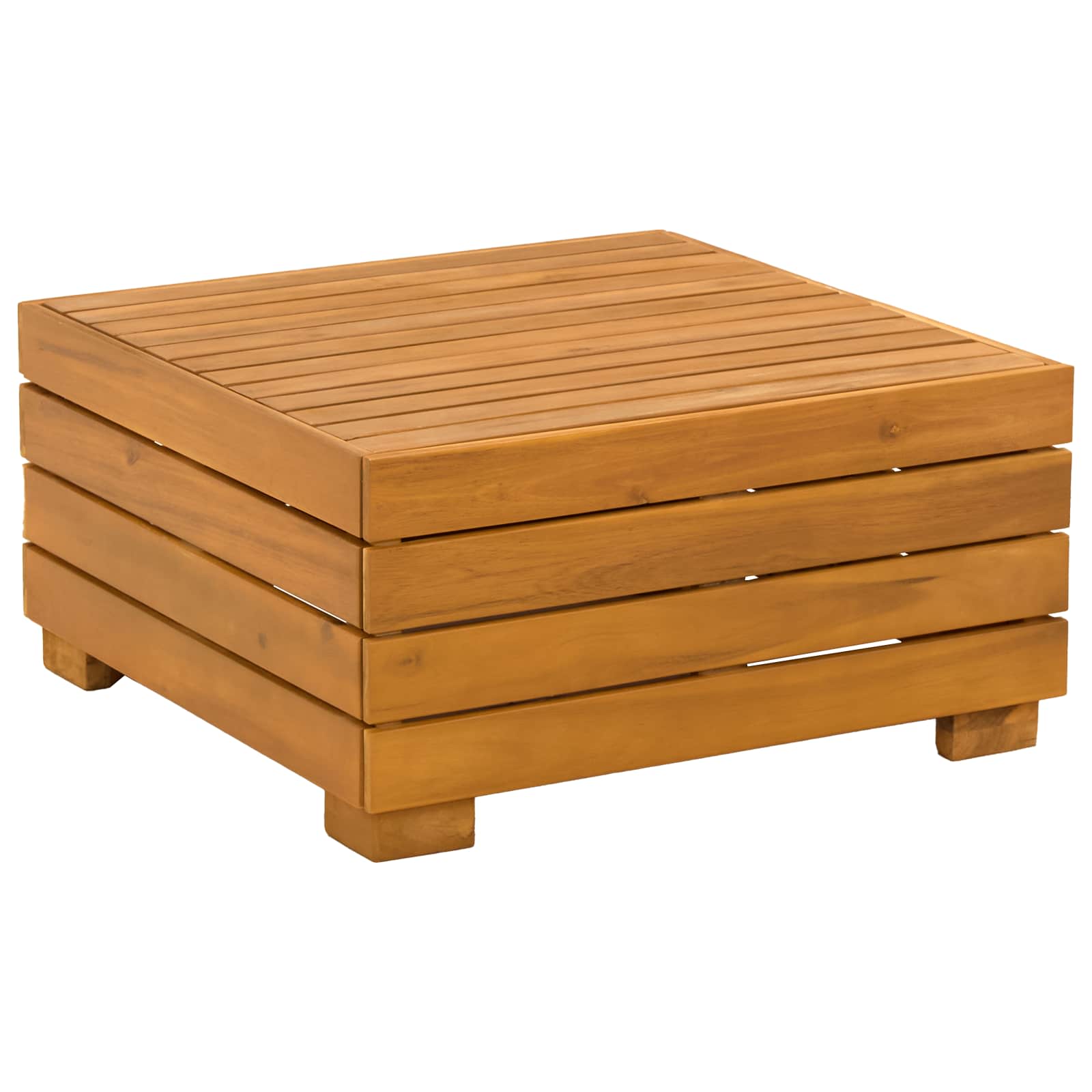 Set vanjskih sofa s jastukom 7 Komad Smeđa Čvrsto drvo akacije