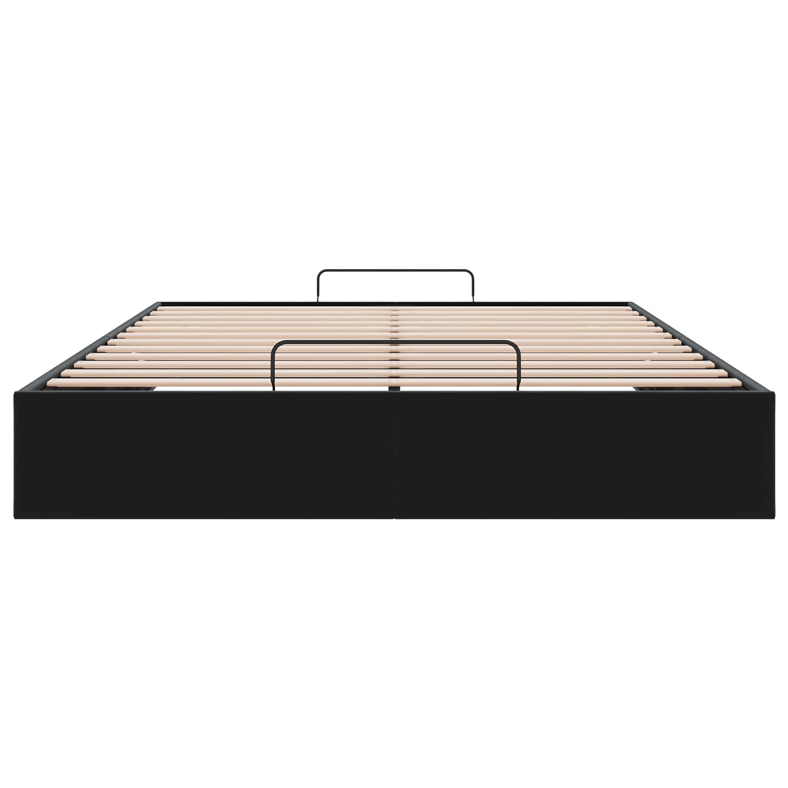 Otomanski krevet Crna 153 x 203 cm Baršun