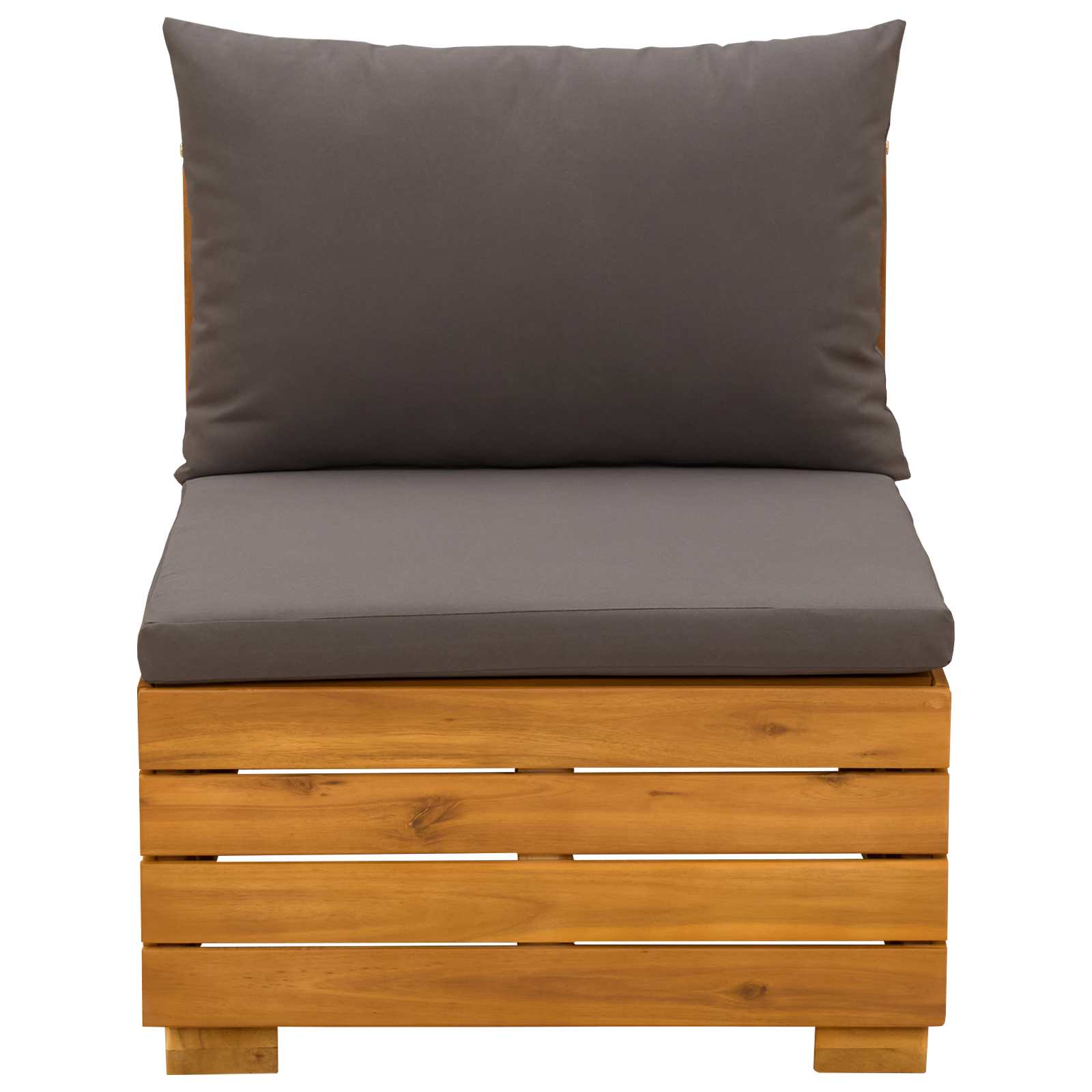 Set lounge namještaja za vrt 2 Komad Smeđa Čvrsto drvo akacije