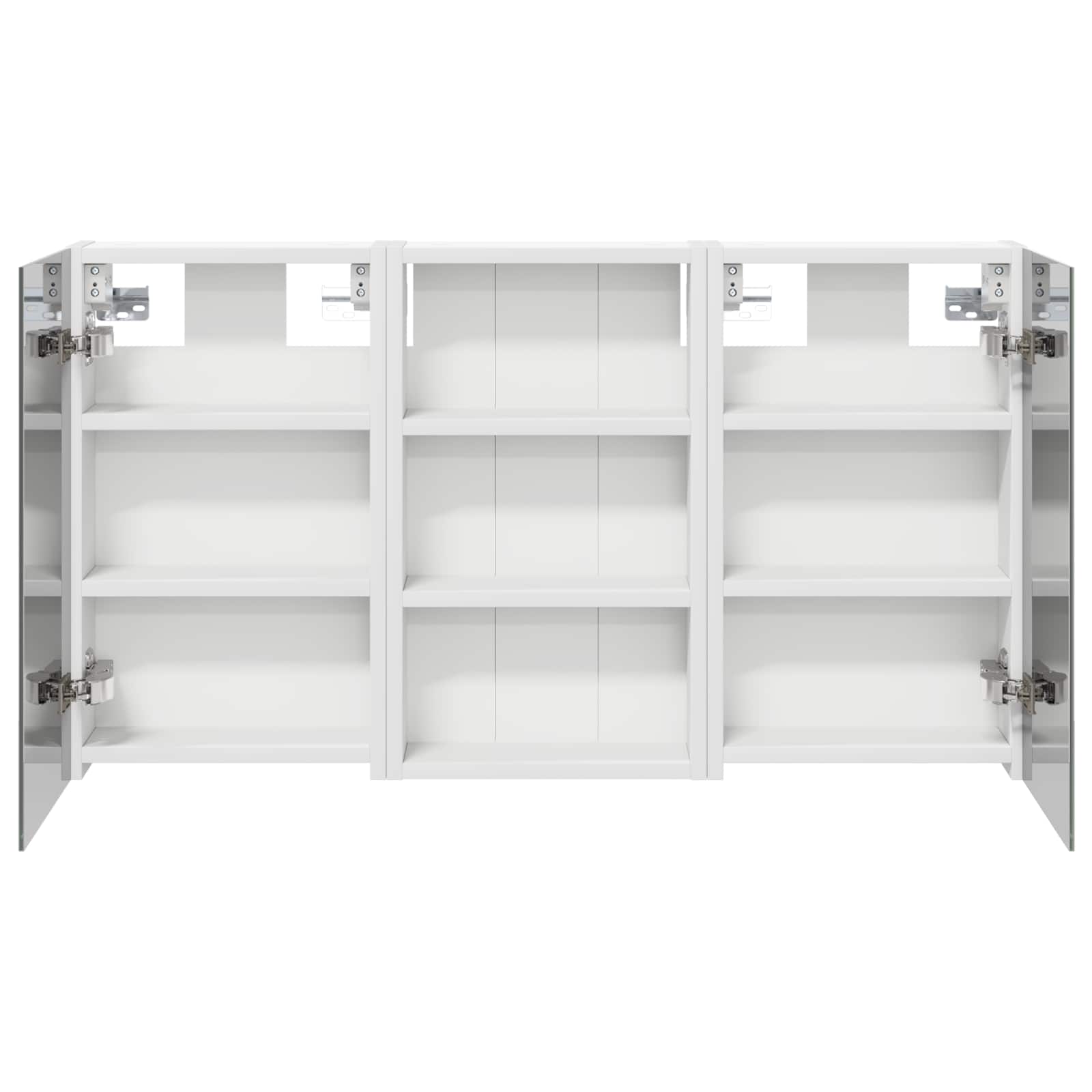 Set ormarića za kupaonicu S LED lampica 3 pcs 90 x 10,5 x 50 cm