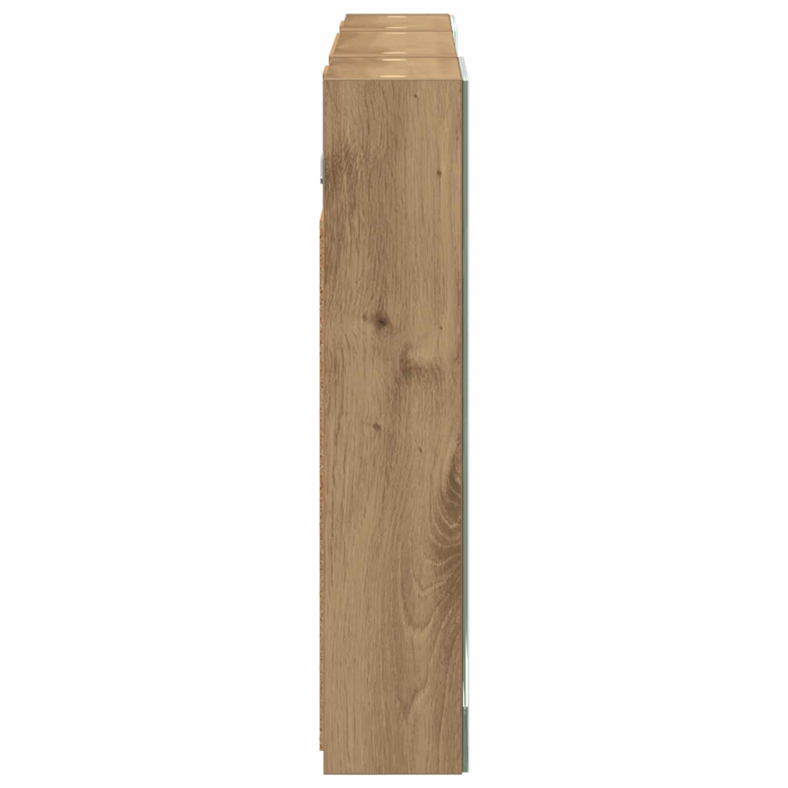 Set ormarića za kupaonicu s policom 3 pcs 100 x 10,5 x 50 cm
