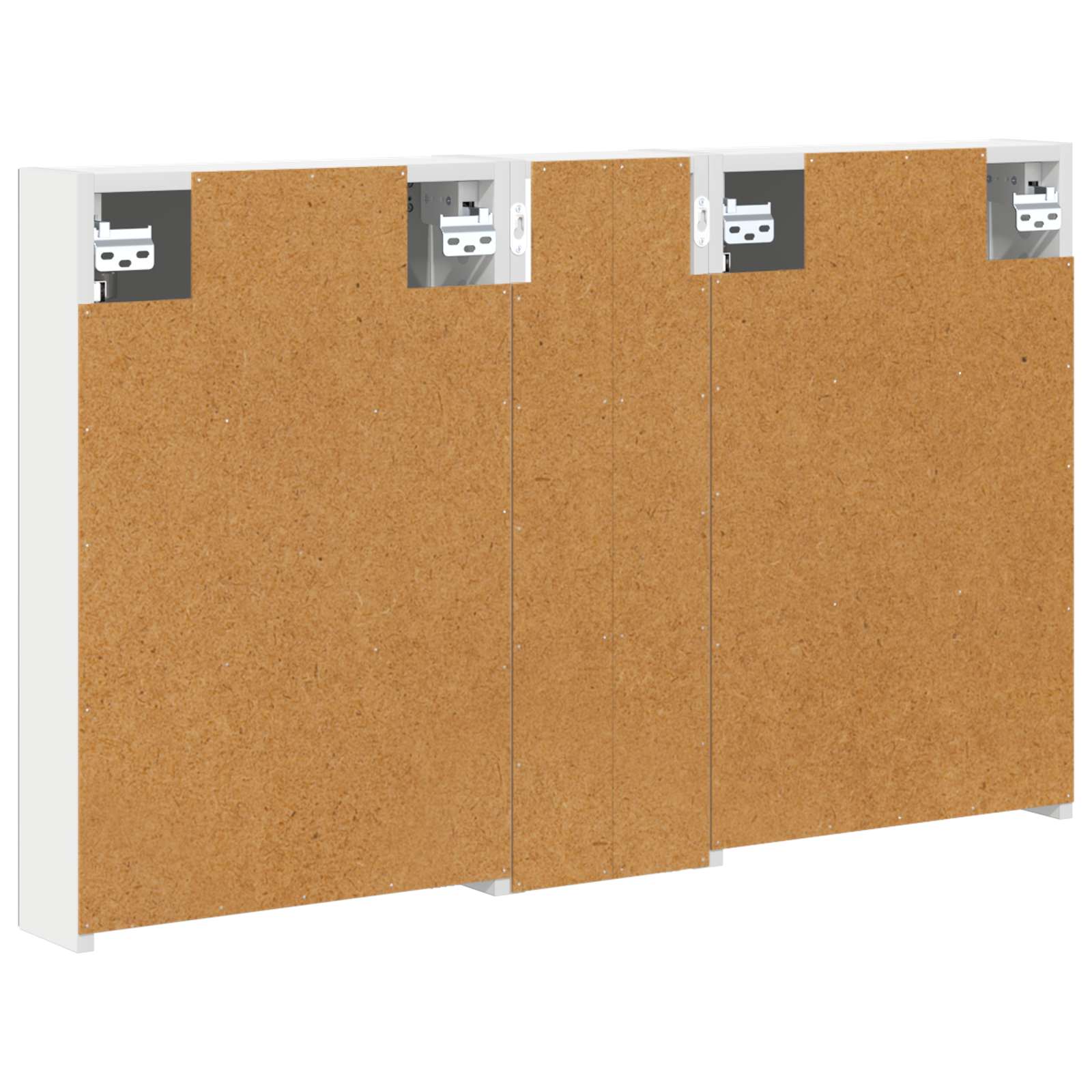 Set ormarića za kupaonicu s policom 3 pcs 100 x 10,5 x 60,5 cm