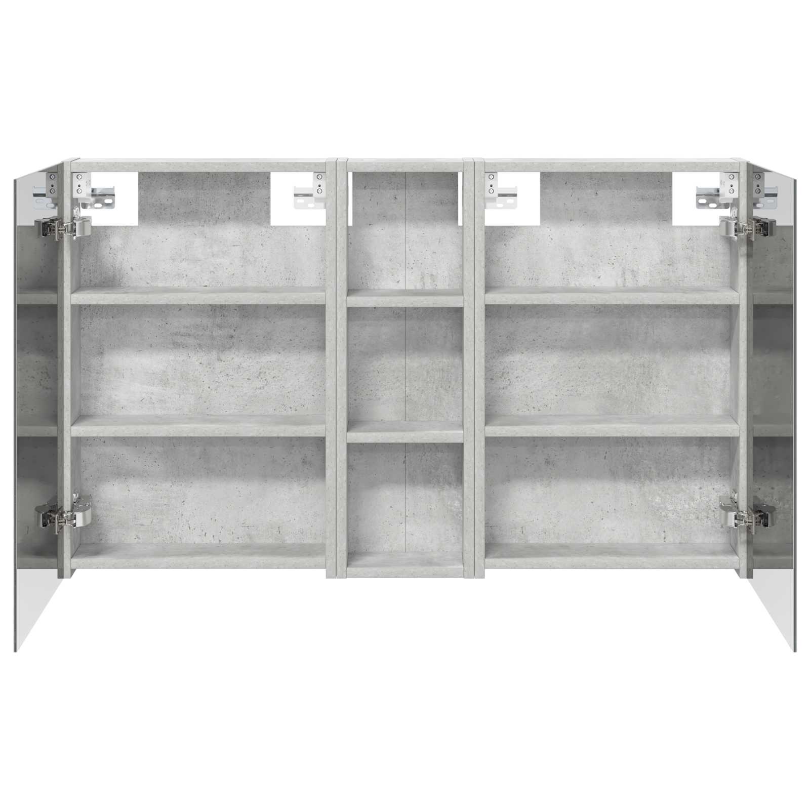 Set ormarića za kupaonicu s policom 3 pcs 100 x 10,5 x 60,5 cm