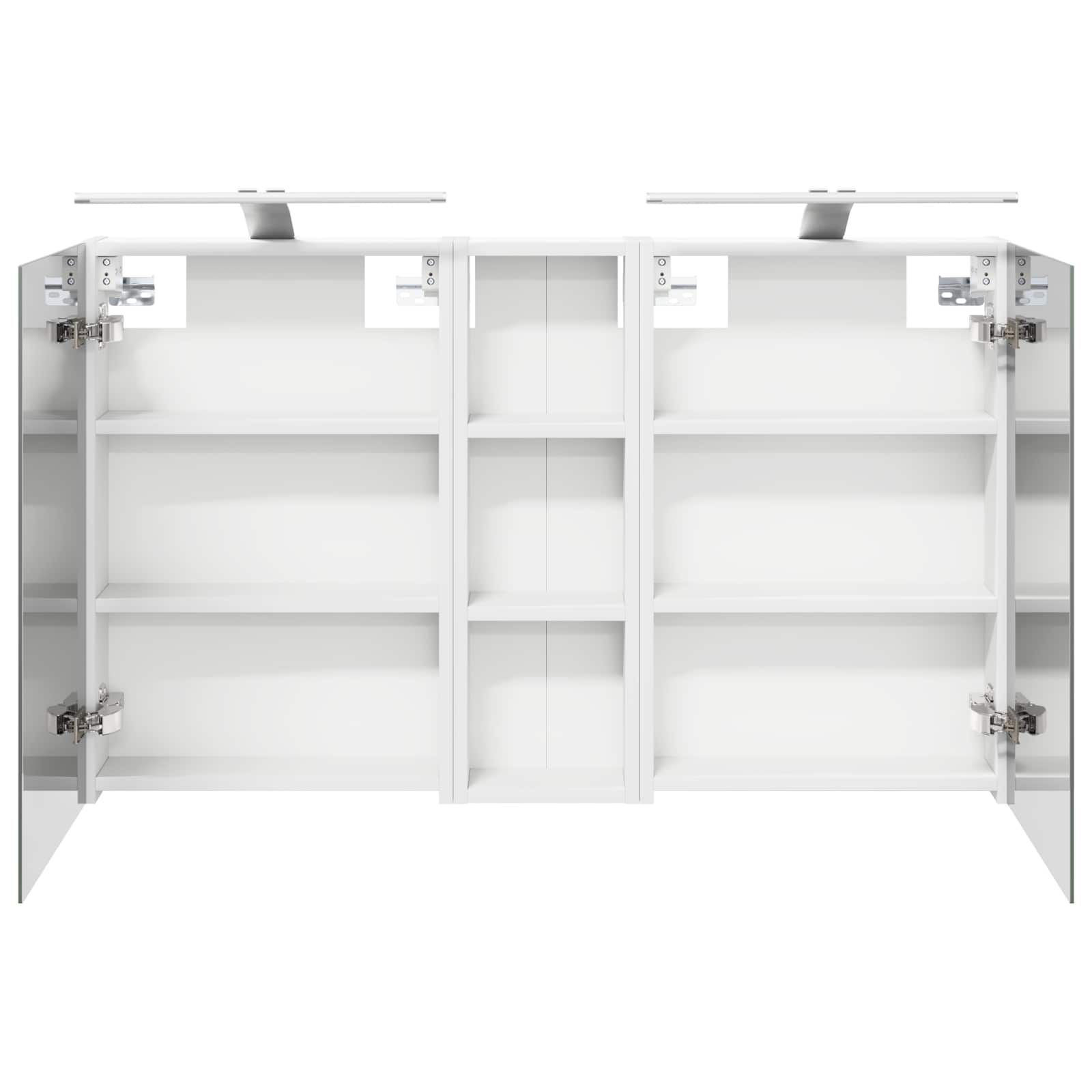 Set ormarića za kupaonicu s policom 3 pcs 100 x 10,5 x 60,5 cm