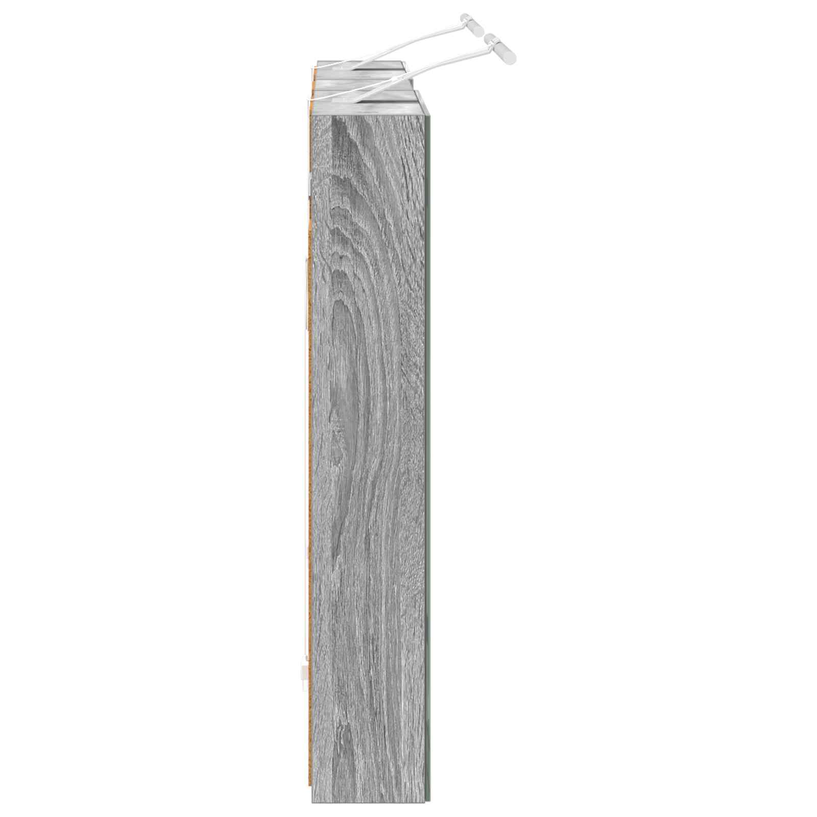 Set ormarića za kupaonicu s policom 3 pcs 100 x 10,5 x 60,5 cm
