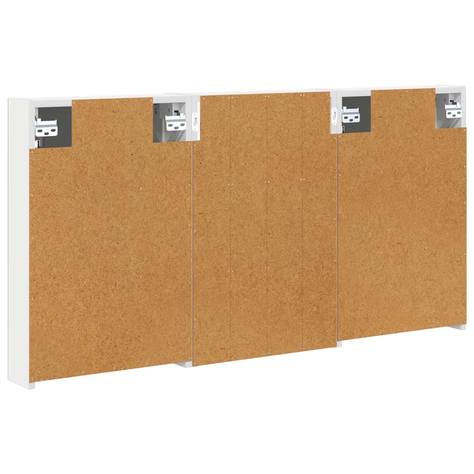 Set ormarića za kupaonicu s policom 3 pcs 120 x 10,5 x 60,5 cm