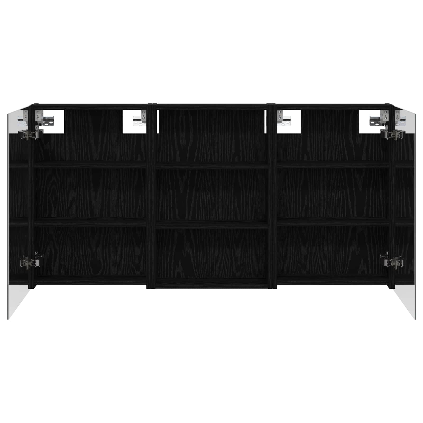 Set ormarića za kupaonicu s policom 3 pcs 120 x 10,5 x 60,5 cm