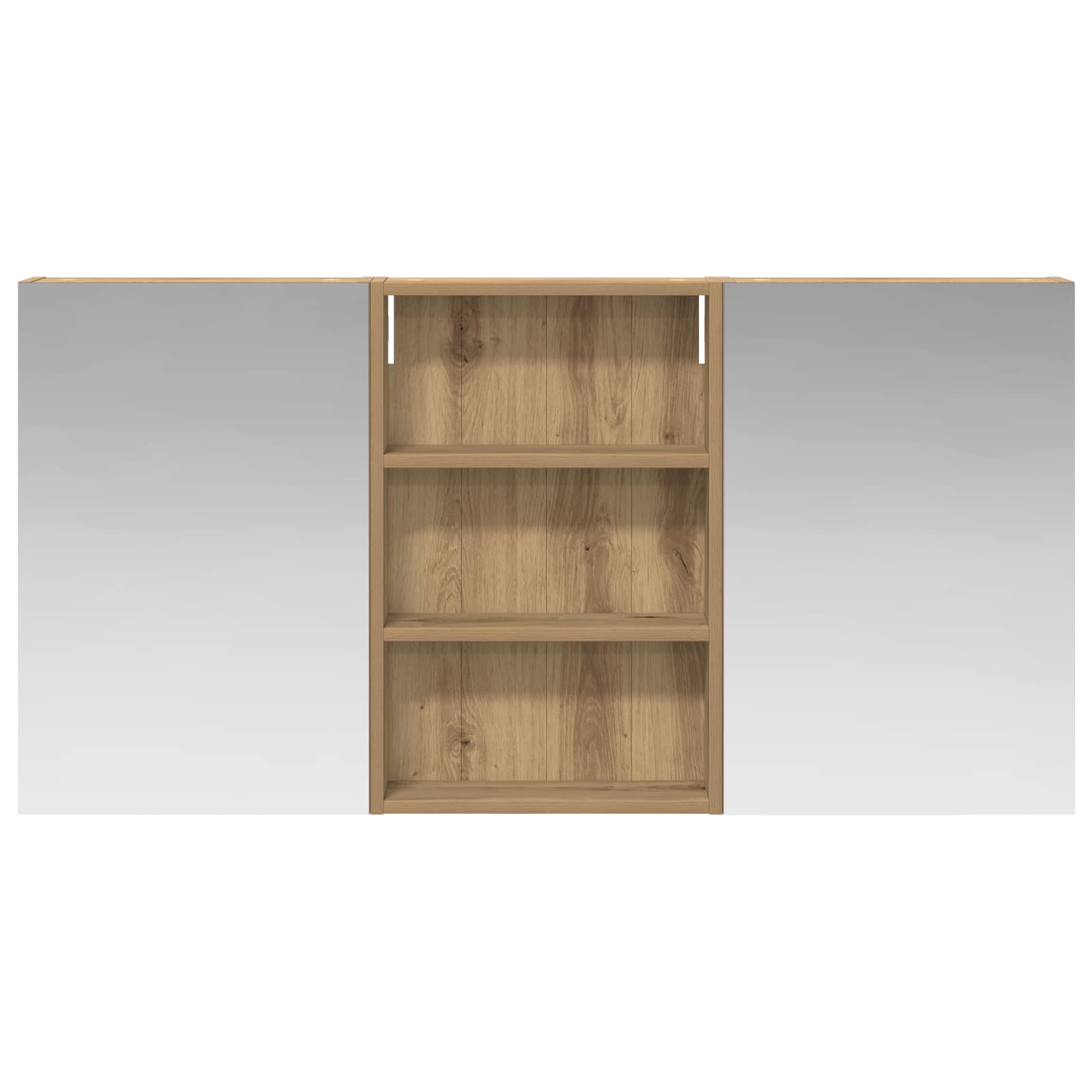 Set ormarića za kupaonicu s policom 3 pcs 120 x 10,5 x 60,5 cm
