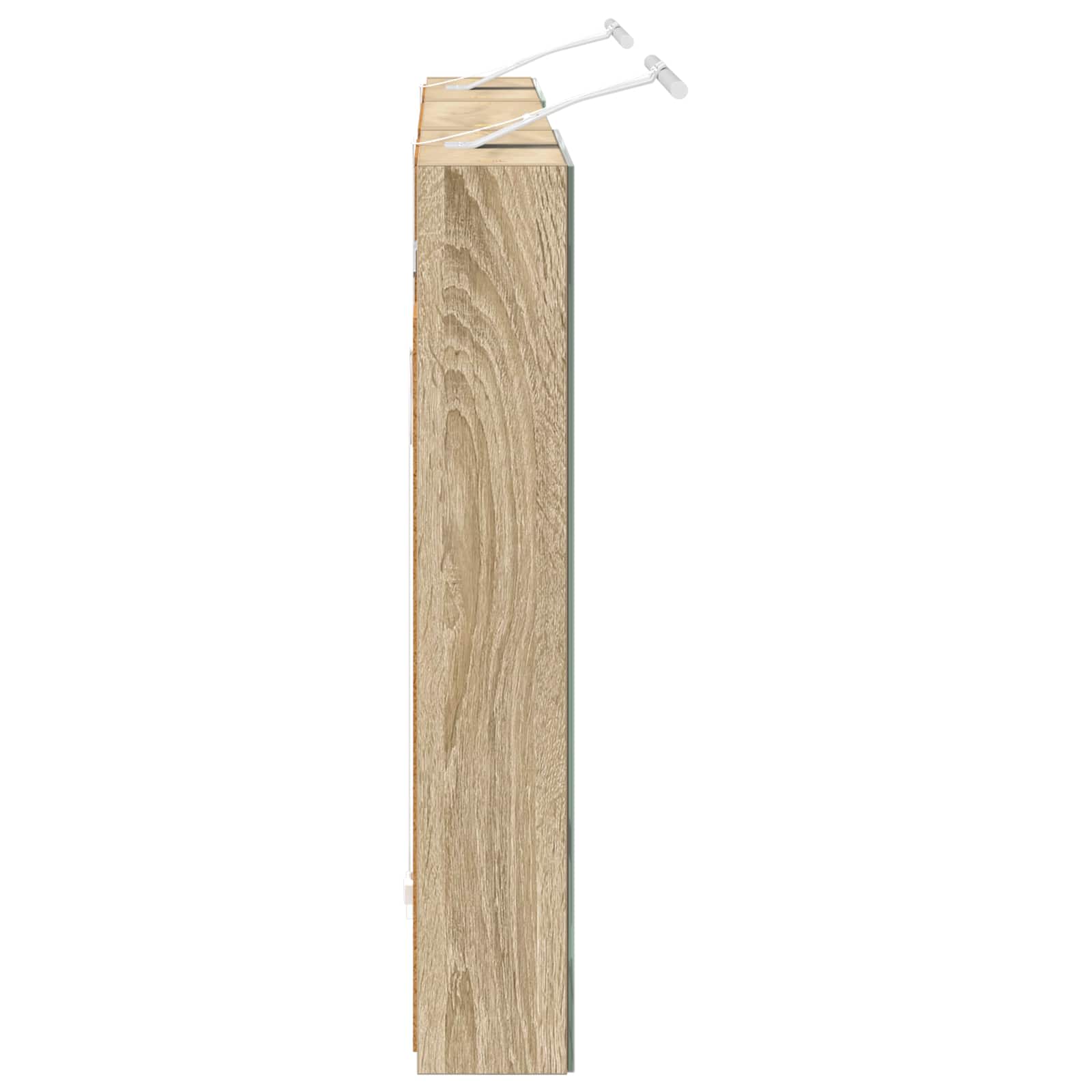 Set ormarića za kupaonicu s policom 3 pcs 120 x 10,5 x 60,5 cm