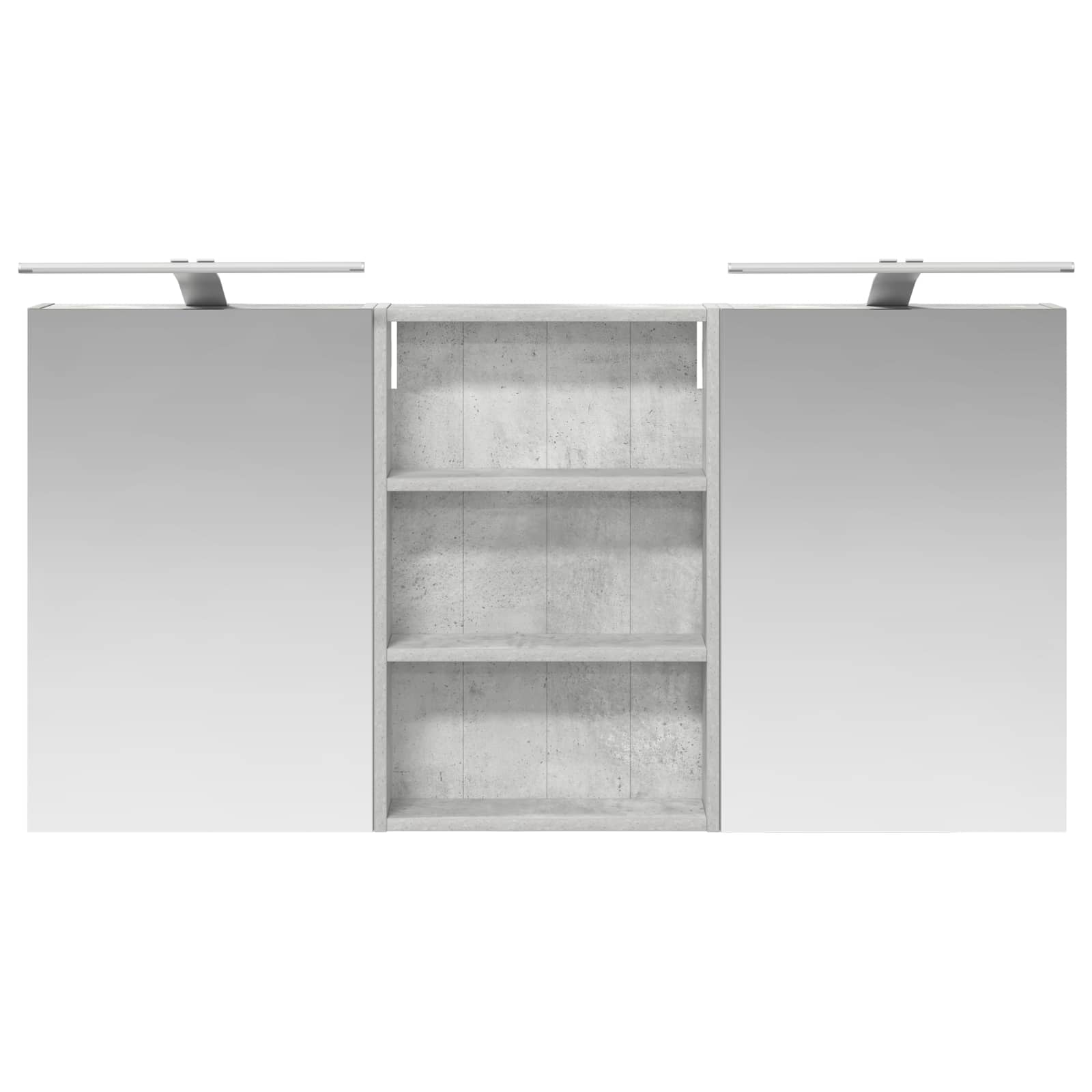 Set ormarića za kupaonicu s policom 3 pcs 120 x 10,5 x 60,5 cm
