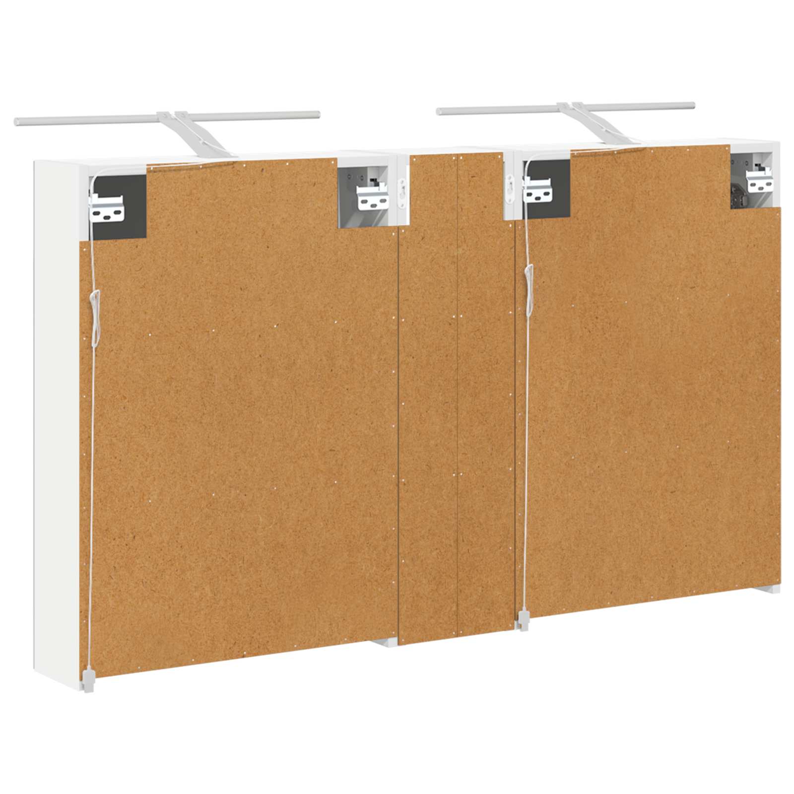 Set ormarića za kupaonicu s policom 3 pcs 120 x 14,5 x 70 cm