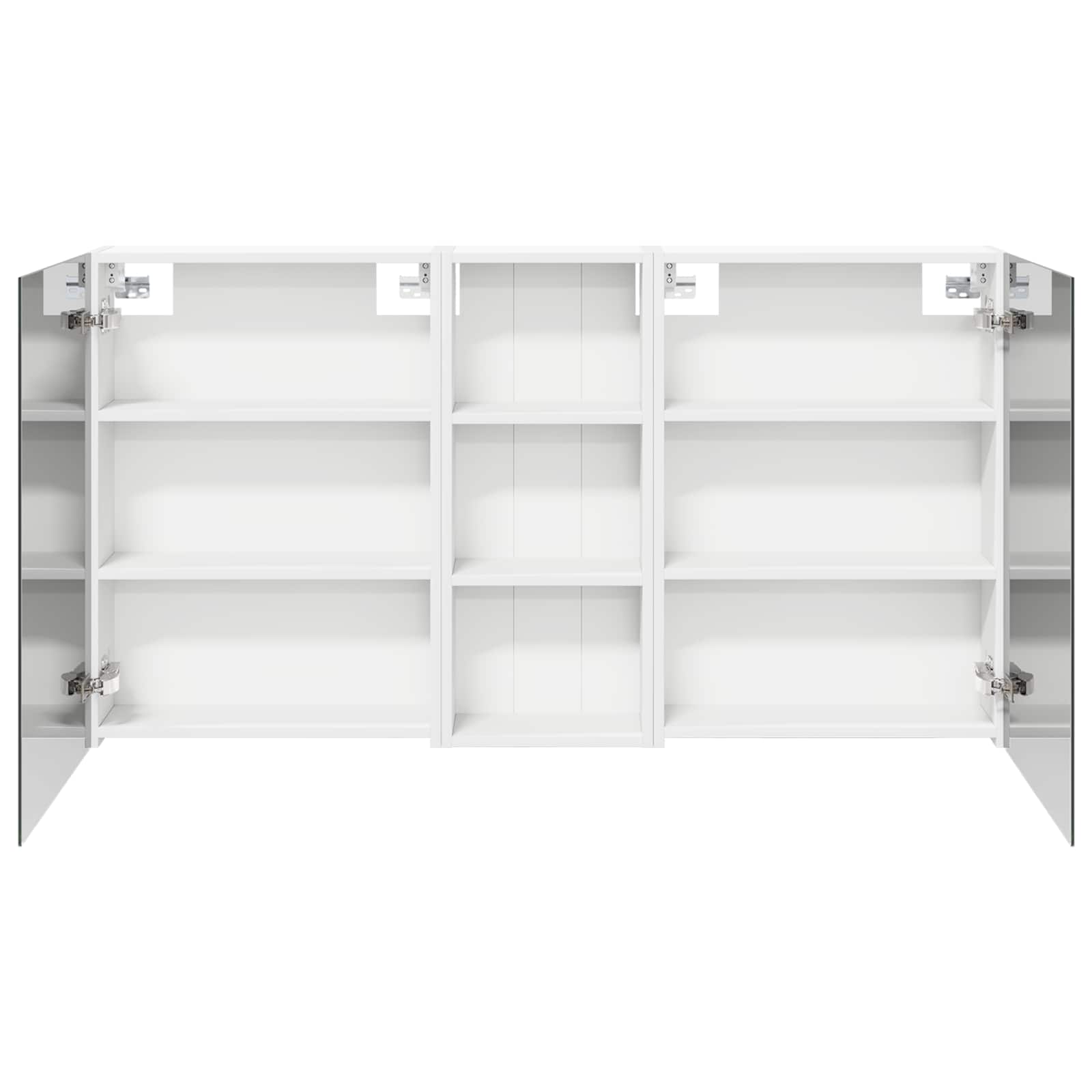 Set ormarića za kupaonicu s policom 3 pcs 130 x 14,5 x 70 cm