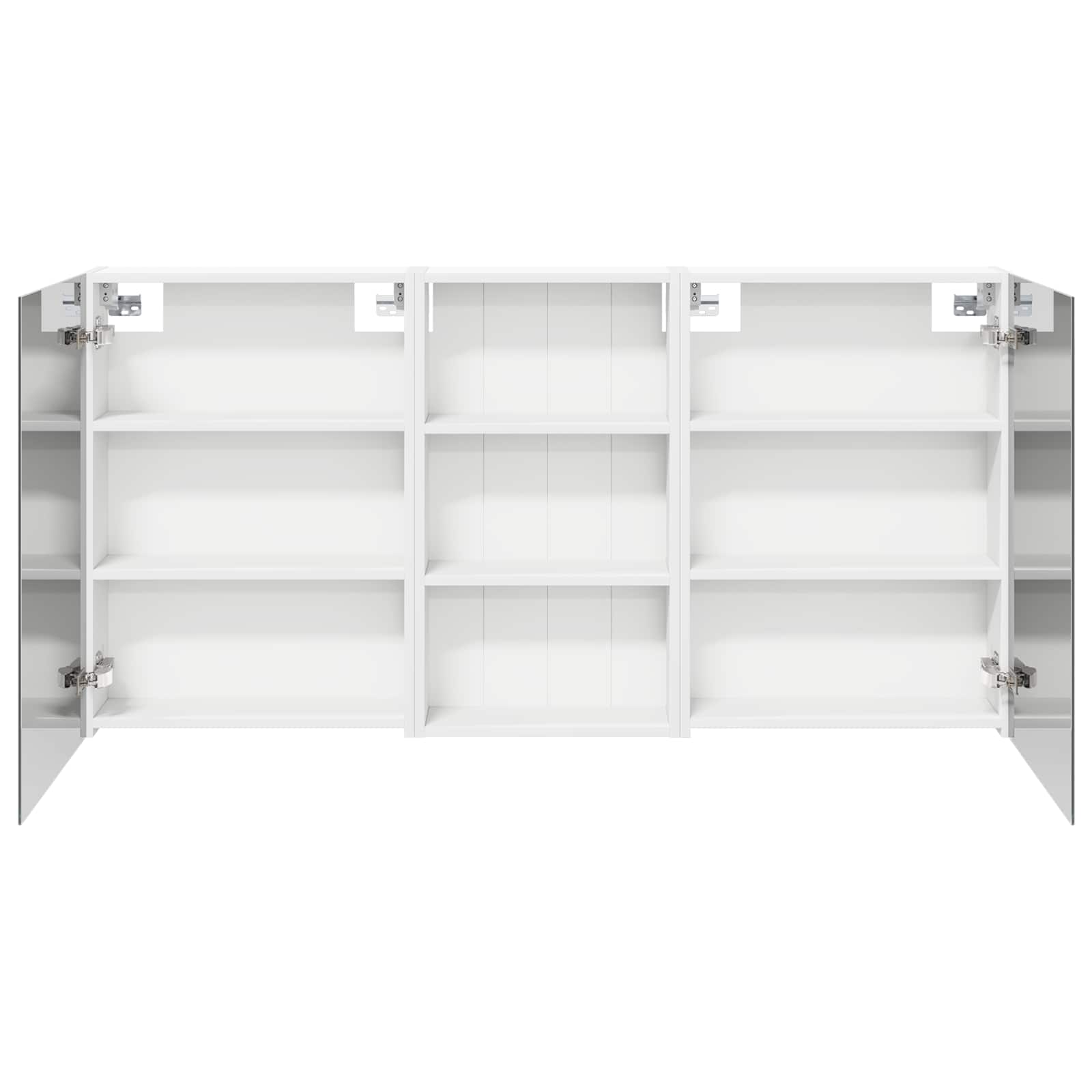 Set ormarića za kupaonicu s policom 3 pcs 140 x 14,5 x 70 cm