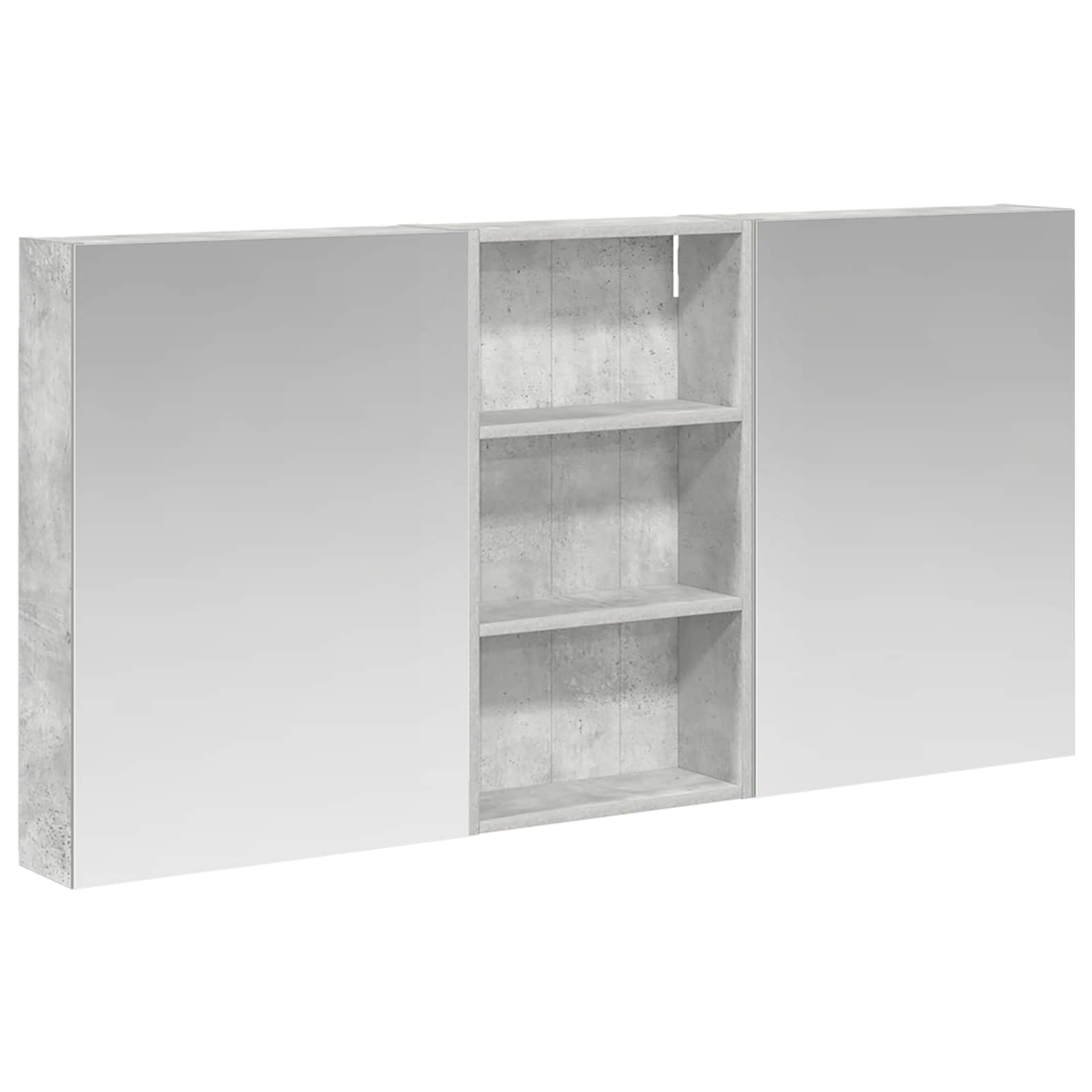 Set ormarića za kupaonicu s policom 3 pcs 140 x 14,5 x 70 cm