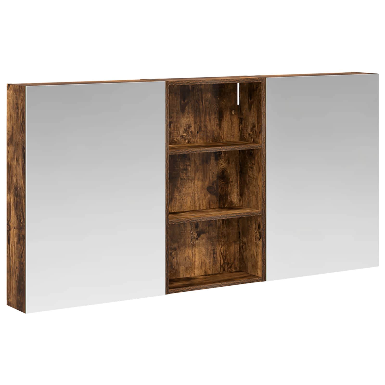 Set ormarića za kupaonicu s policom 3 pcs 140 x 14,5 x 70 cm