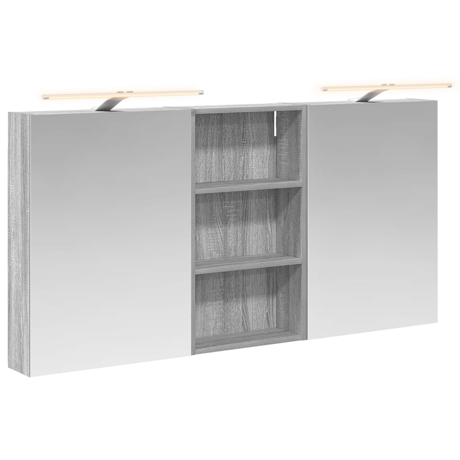 Set ormarića za kupaonicu 3 pcs 140 x 14,5 x 70 cm