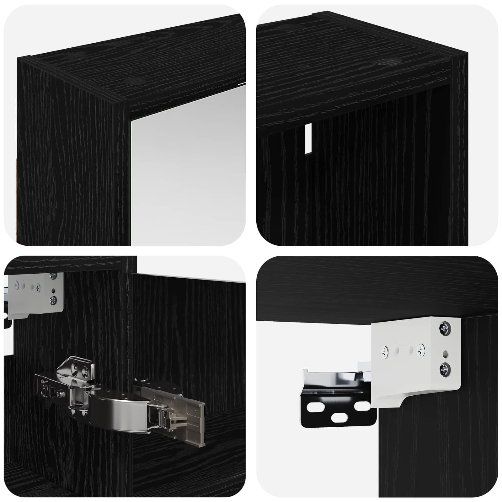 Set ormarića za kupaonicu 3 pcs 106 x 16 x 62,5 cm