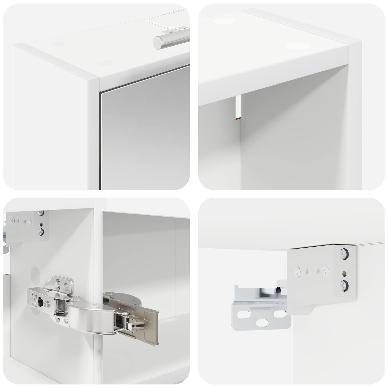 Set ormarića za kupaonicu 3 pcs 106 x 16 x 62,5 cm